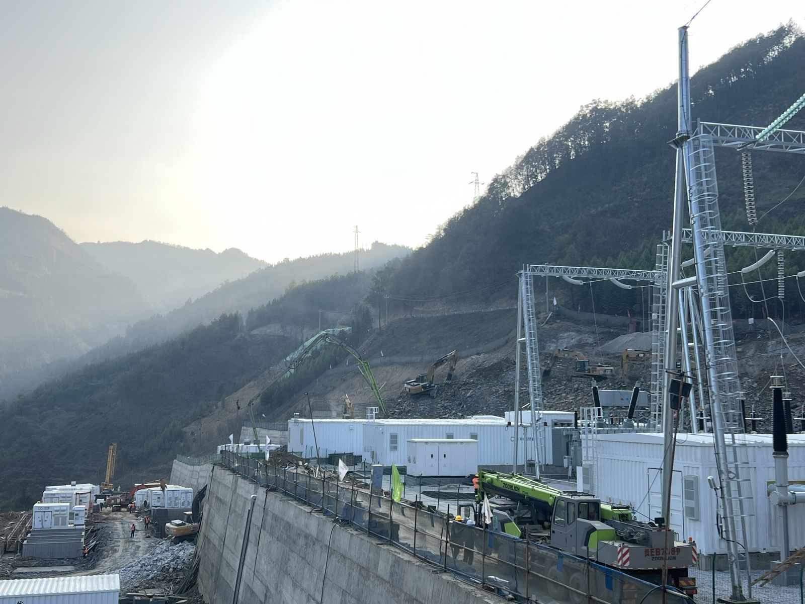 Shared energy storage station under construction, Guizhou