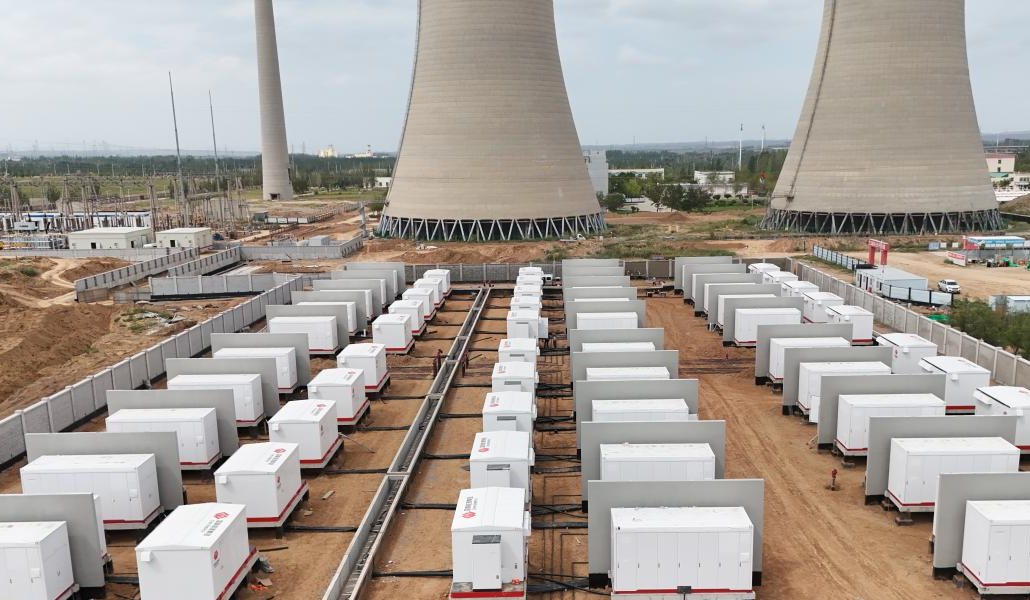Grid-side energy storage station beside a power plant, Ningxia