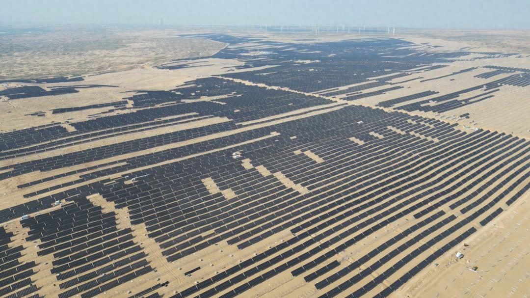 Solar plant in Northwest China